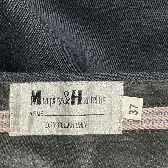 Murphy Hartelius Pilot Uniform Pants Black Wool Blend - Picture 8 of 8